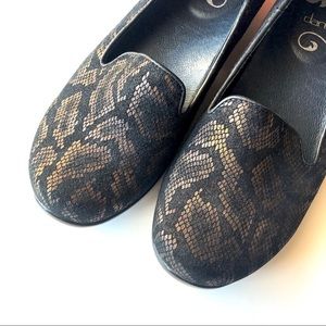 Dansko Olivia Bronze Snake